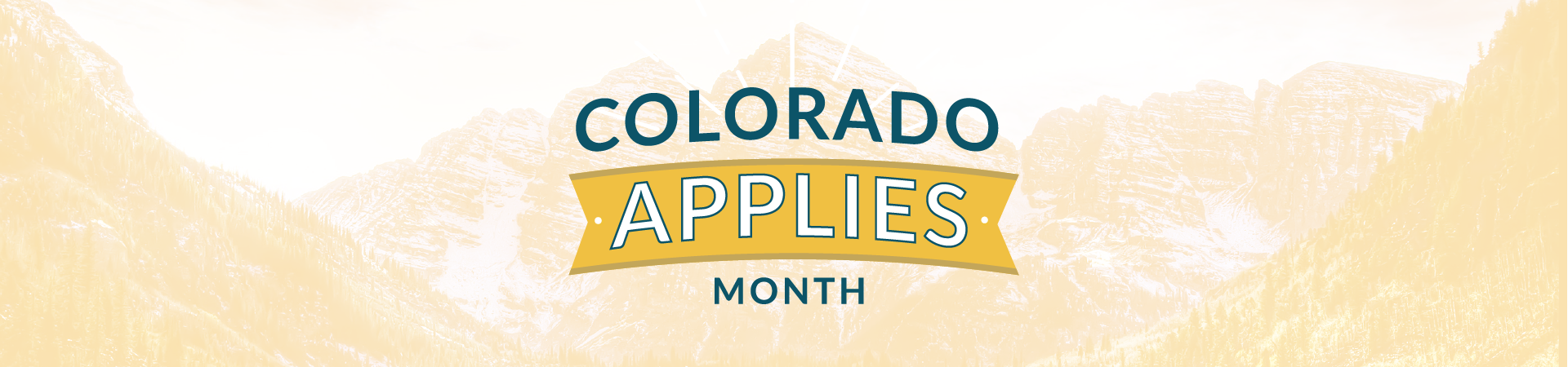 Colorado Applies Month Banner
